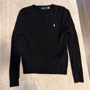 Polo Ralph Lauren Cable Knit Sweater black